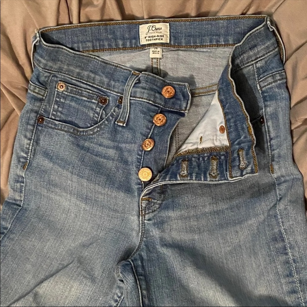 JCrew Toothpick Jeans - Picture 2 of 7